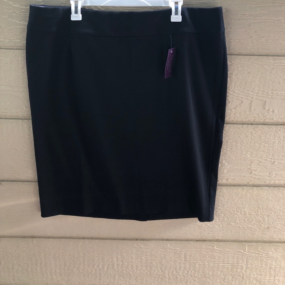 Lane Bryant skirt. Black with zipper size 20